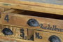 GINER Y COLOMER Table basse en bois recyclé multicolore avec 5 tiroirs